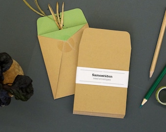 Mini bags, seed bags, bag set for plant seeds, beautiful things for the garden, small gift bags, gifts for the garden, for filling yourself