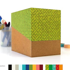 Box mit Deckel in verschiedenen Farben, SAMMELBOX, Kiste zum Aufbewahren, Kasten, Behälter leer, zum Selberfüllen, sperlingb.design