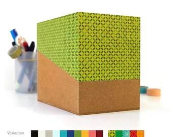 Box mit Deckel in verschiedenen Farben, SAMMELBOX, Kiste zum Aufbewahren, Kasten, Behälter leer, zum Selberfüllen, sperlingb.design