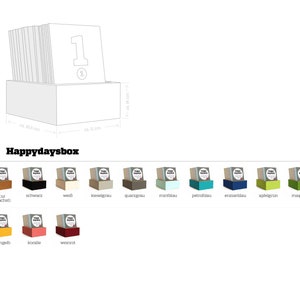 Hochzeitsgeschenk: HAPPYDAYSBOX / schönetagebox vol. 2, besonderes Geschenk für das Brautpaar, Erinnerungsbox zur Hochzeit, sperlingb Bild 10