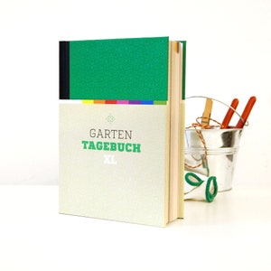 GARTENTAGEBUCH XL, Gartenplaner, Notizbuch für den Garten, Tagebuch Garten, Buch Gärtner, Gartenjournal, Geschenk Garten, ewiger Kalender