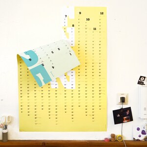 A1 year planner, 2 year calendar, wall calendar 2024 and 2025, can be used for 24 months, half years can be separated, family planner, sperlingb image 2