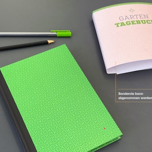 GARTENTAGEBUCH, ewiger Kalender für Gärtner, GartenNotizbuch