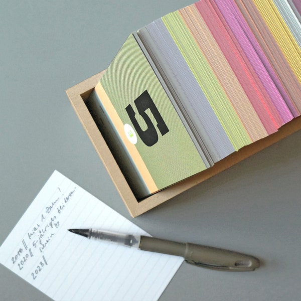 Geschenk für Sie: Box zum Erlebnisse sammeln und Erinnerungen bewahren, die SCHÖNETAGEBOX – eine Kombination aus Kalender & Tagebuch