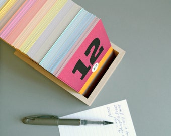 Diary for teenagers: SCHÖNETAGEBOX, perpetual calendar and diary in one, box for collecting memories