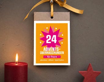 Advent calendar as a gift for girlfriend or boyfriend – 24 surprises for lovers