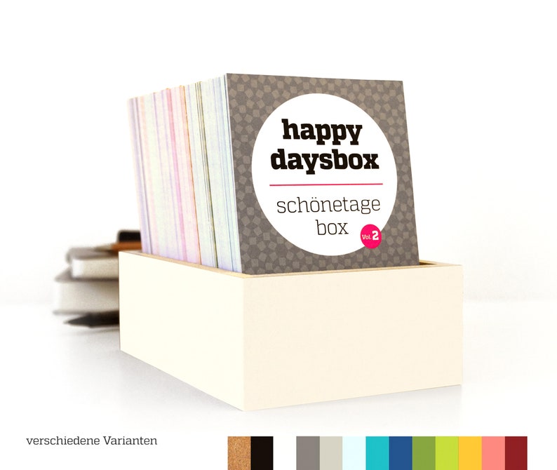 Hochzeitsgeschenk: HAPPYDAYSBOX / schönetagebox vol. 2, besonderes Geschenk für das Brautpaar, Erinnerungsbox zur Hochzeit, sperlingb Bild 8