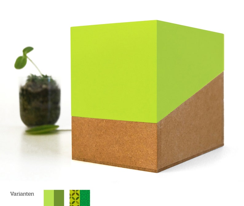 Gift for gardeners: SEED BAG BOX, box with seed bags to fill yourself, box to collect seeds, gift for balcony and garden 