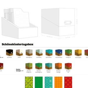 Meilensteinkarten in der Box, SCHÖNEKINDERTAGEBOX, Box mit Karteikarten, besonderes Babytagebuch, Schwangerschaft, Taufgeschenk, Geburt Bild 10