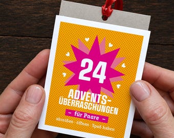 Advent calendar for couples - 24 little surprises for lovers