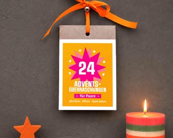 Advent calendar for couples – 24 surprises and shared experiences