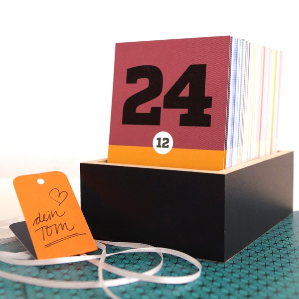 Hochzeitsgeschenk: SCHÖNETAGEBOX, immerwährender Kalender und Tagebuch, Box zum Sammeln von Erinnerungen, sperlingb