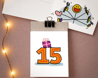 German Advent Calendar Sayings – 24 Proverb Picture Puzzles to Solve and Smile About