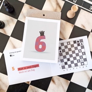 Adventskalender met 24 schaakopdrachten, in twee moeilijkheidsgraden, vanaf 9 jaar afbeelding 4