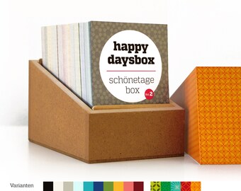 Happy Days Box Diary Vol. 2 – HAPPYDAYSBOX, suitable for all languages, memory box, perpetual calendar, wedding gift, sperlingb