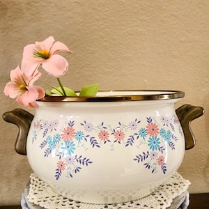 Vintage Fissler Asta Enamelware Dutch Oven