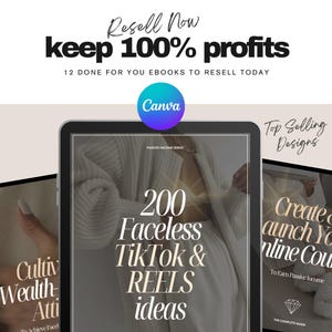 MRR Passive Income eBook Bundle for digital marketing with reseller rights  Master Resell Rights and PLR including faceless tiktok & reels