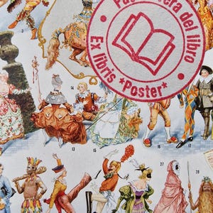 ExLibrisPoster quality stamp indicating authentic vintage prints, not digital reproductions.