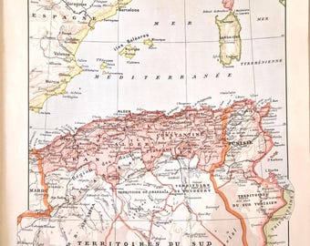 Vintage Arabic Map Of Arab World, Middle East And North Africa Political Wall Art Print, Historical Educational Decor - View #7