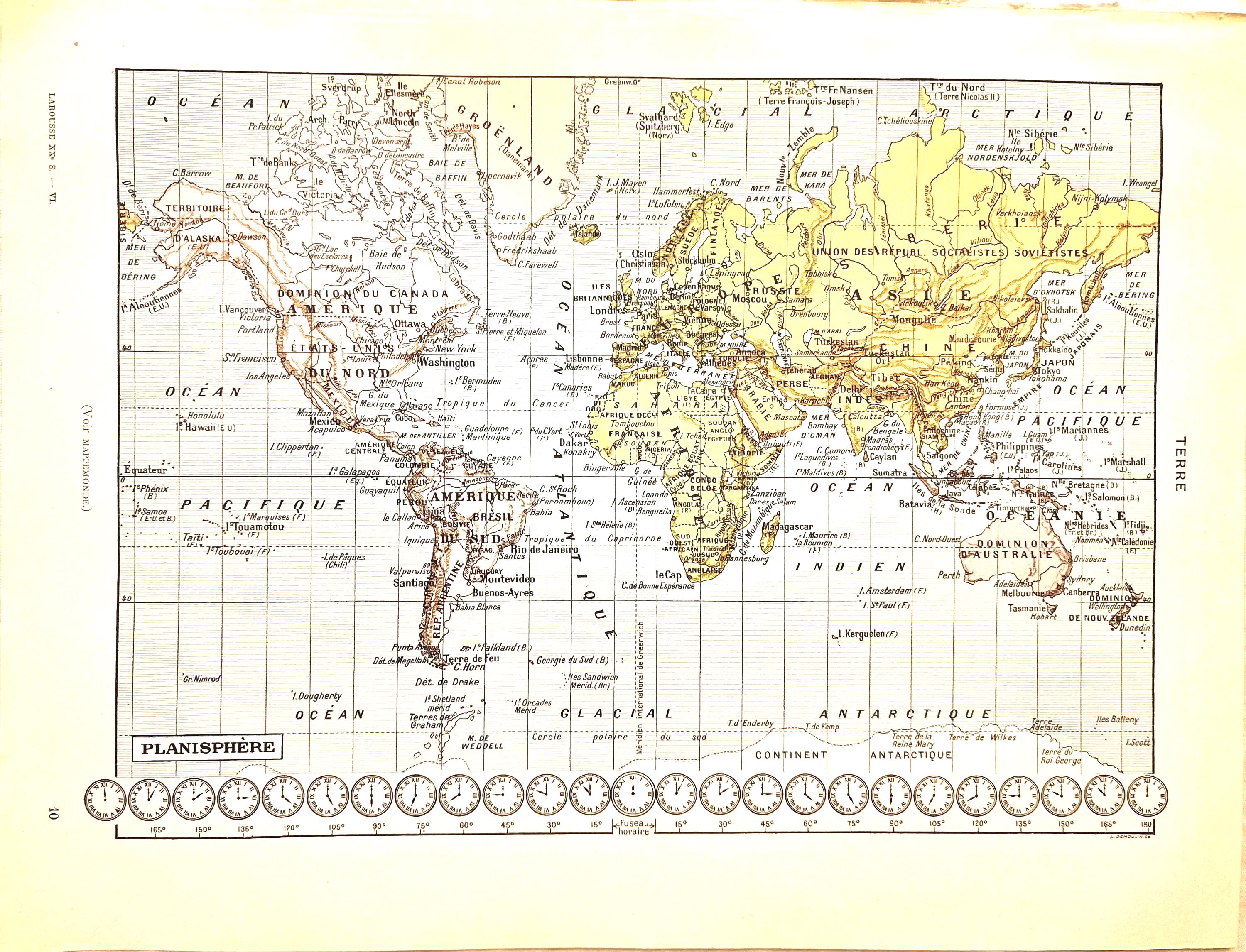 1920s world map - Etsy 日本