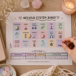 Nervous System Bingo & Cycle Tracker