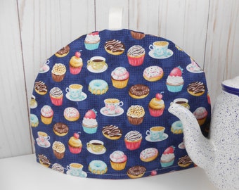 tea lover gift TEA COZY Small 2-3 cup size in Spooky Halloween print teapot warmer