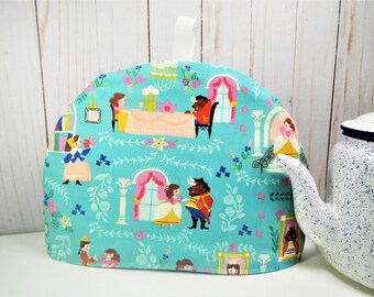 tea lover gift TEA COZY Small 2-3 cup size in Spooky Halloween print teapot warmer