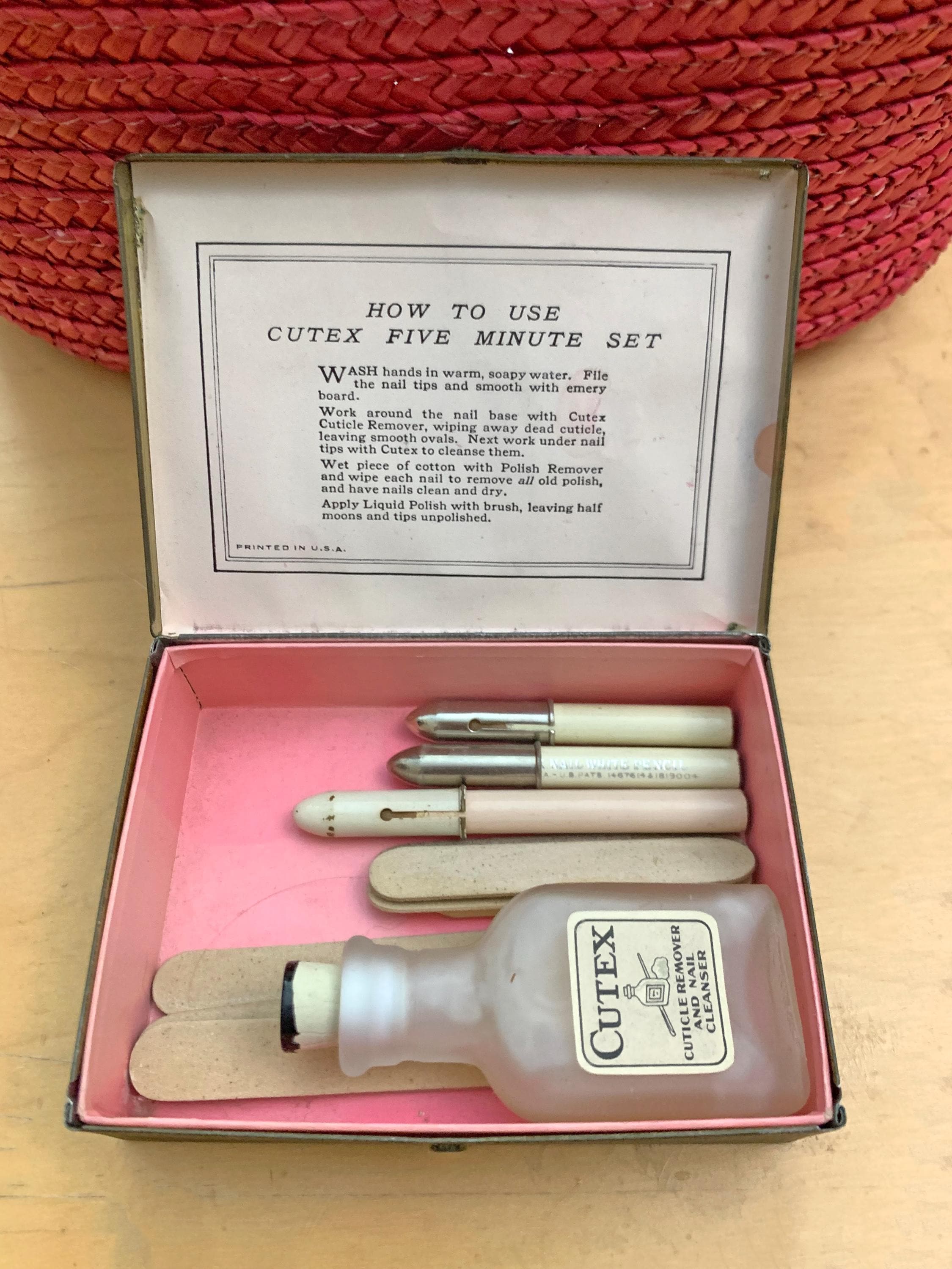 ネイリスト セット Vintage Cutex Nail Manicure Set - Etsy