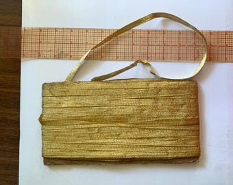 Vintage Gold Trim - 59ish yds, 3/8"w