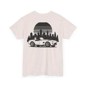 Retro Cityscape Classic Car Graphic Shirt
