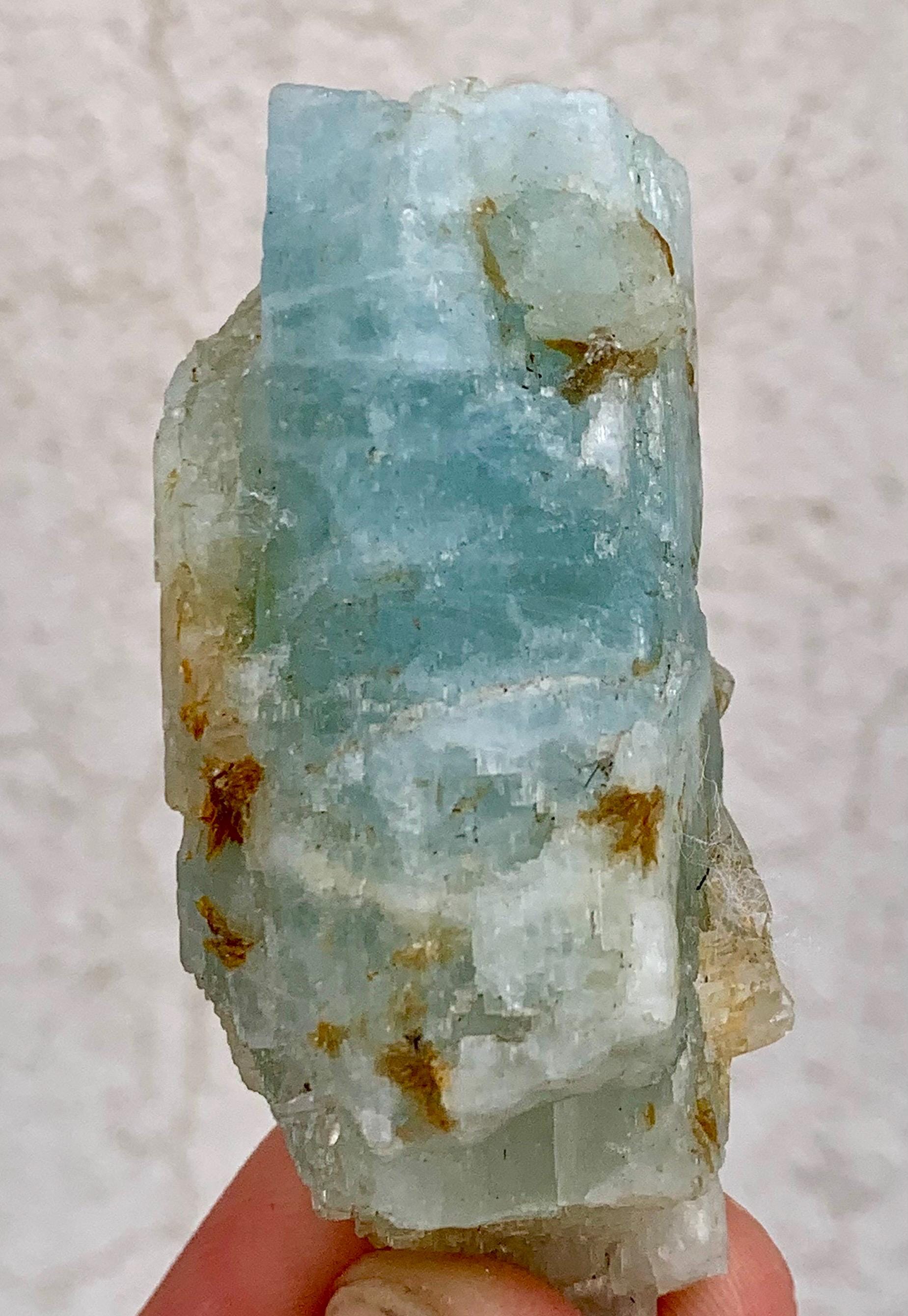 229.10カラット天然アクアマリン原石｜コレクター向け鉱物標本 - Etsy 日本