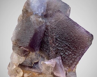 Raw Fluorite Specimen: Phantom Calcite, Quartz, Collector Crystal