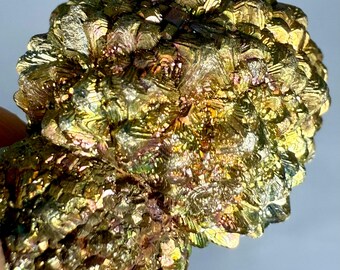 Natural Pyrite Stone | Golden Fool's Gold Crystal Mineral Specimen