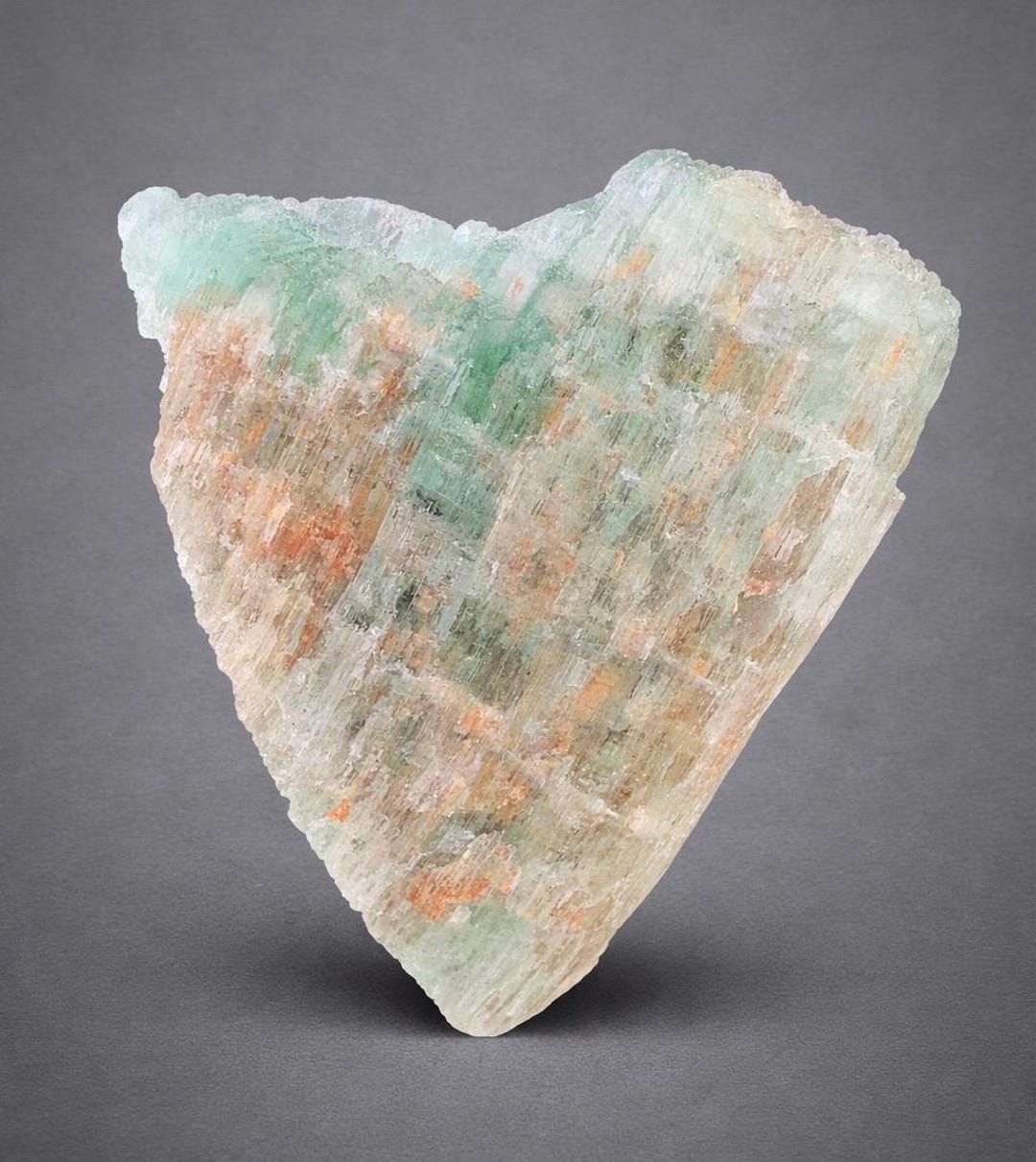 533 Carat Green Kunzite Crystal Specimen Rare Spodumene Display Stone ...