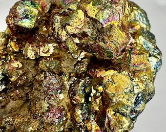 Natural Pyrite Stone | Fool's Gold Crystal Specimen (257.30 Ct)