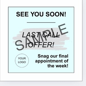 Nail Salon Last Call Offer Template | Editable Nail Salon Social Media Template | Modern Last Call Post for Nail Salons | Canva Template