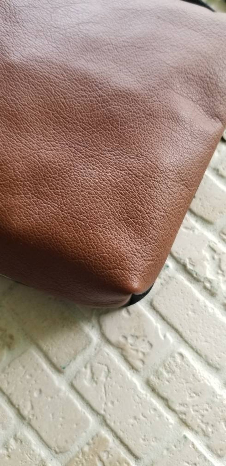 Great Lakes crossbody bag, genuine leather crossbody, handbag, purse, shoulder bag, fanny pack, small purse, handmade made in the usa image 6
