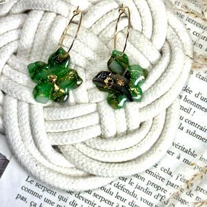 Polymer clay earrings