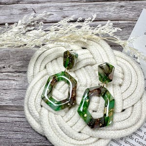 Polymer clay earrings