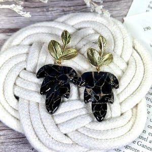 Handmade polymer clay earrings