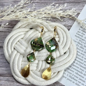 Polymer clay earrings