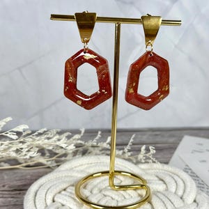Polymer clay earrings