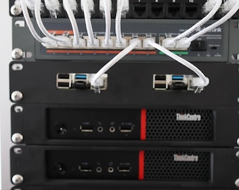 10" Rack Dual Raspberry Pi  Mount