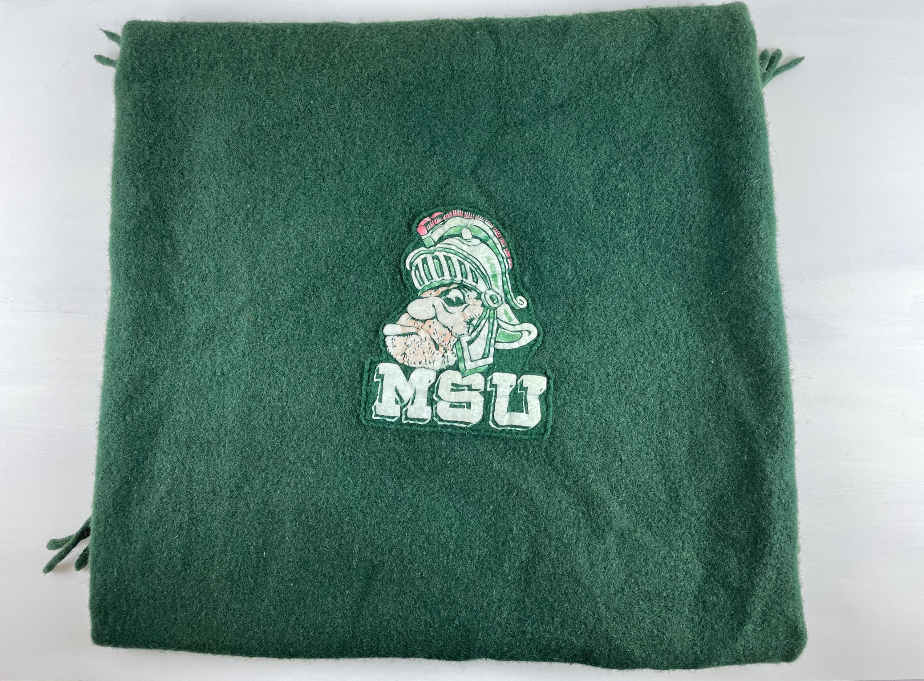 MSU Pendleton Blanket Vintage Throw Stadium / Michigan State Etsy