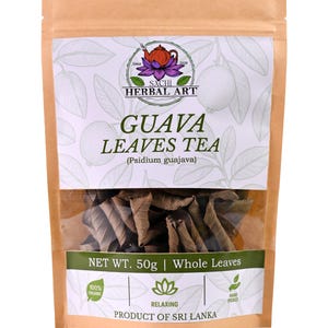 Organic Guava Leaf Tea | Psidium guajava|  Sri Lankan Herbal Wellness Blend