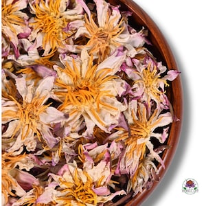 Organic White Water Lily Tea: Sri Lankan Nymphaea Alba Flowers