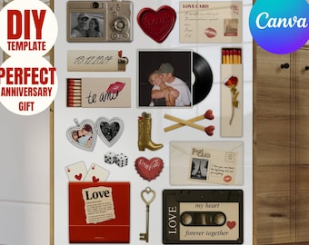 Custom Matchbook Canva Template | DIY Matchbox Template, Custom Matchbox Art, Printable Matches, DIY Matchbook Download, Matchbox Display