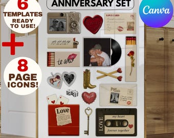 Custom Matchbook Art Canva Template • Matchbox Template • DIY Matchbooks Templates • Custom Anniversary Gifts for Family, Him, Her, Birthday