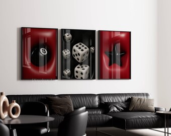 Set of 3 Hypebeast Wall Art, image 1