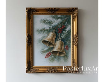 Vintage Christmas Wall Art Set, image 5